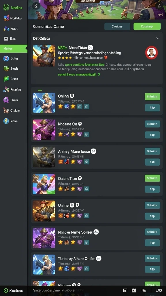 Fitur multiplayer yang memungkinkan bertanding dengan teman.