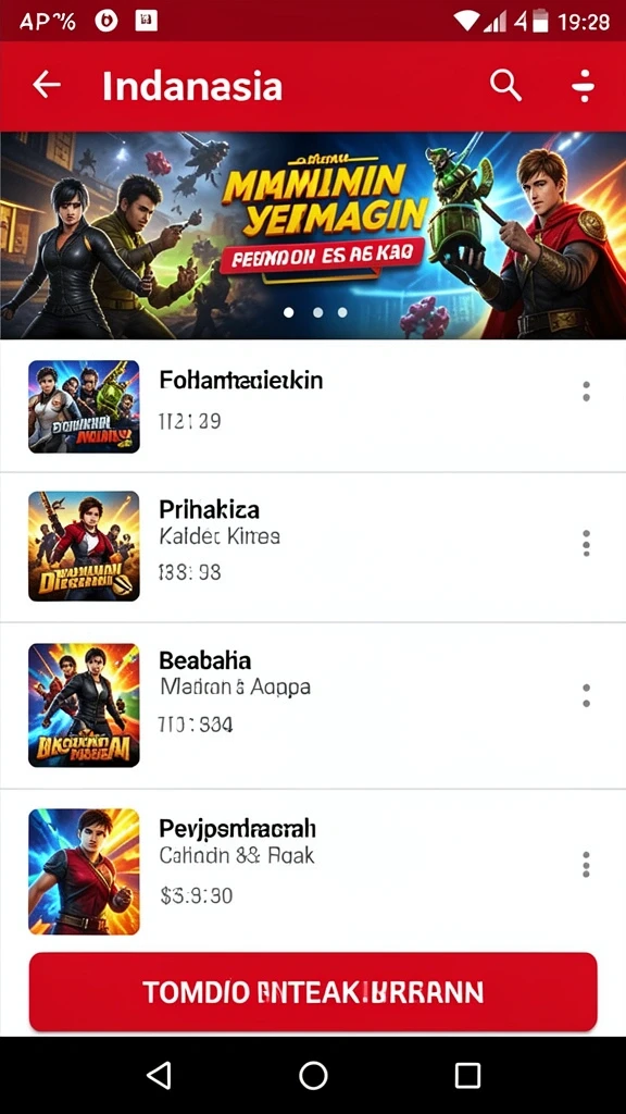 Beragam pilihan permainan untuk semua kalangan.