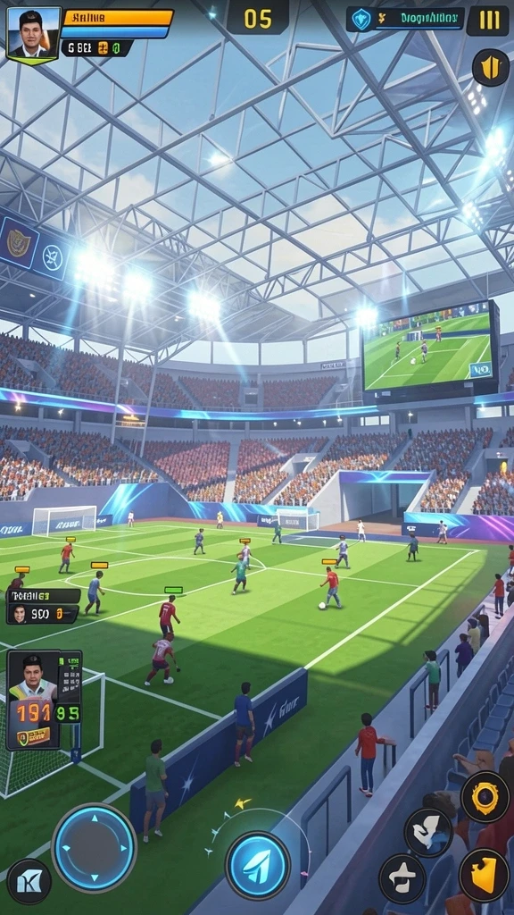Tangkapan layar memperlihatkan grafik yang menawan saat gameplay.