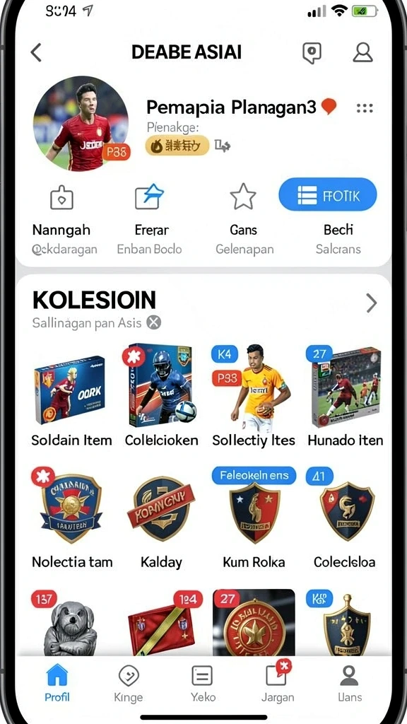 Beragam pilihan permainan menarik di satu tempat.