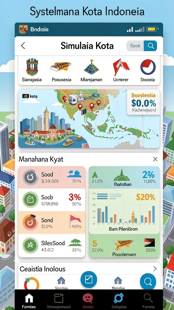 Karakter unik yang dapat dipilih untuk bermain.