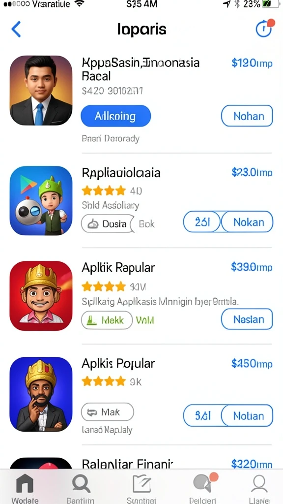 Fitur leaderboard untuk kompetisi antar pemain.