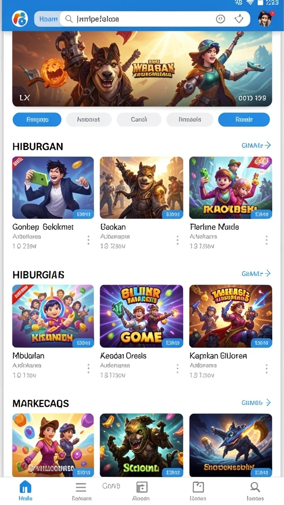 Screenshot menunjukkan karakter utama dalam mode petualangan.