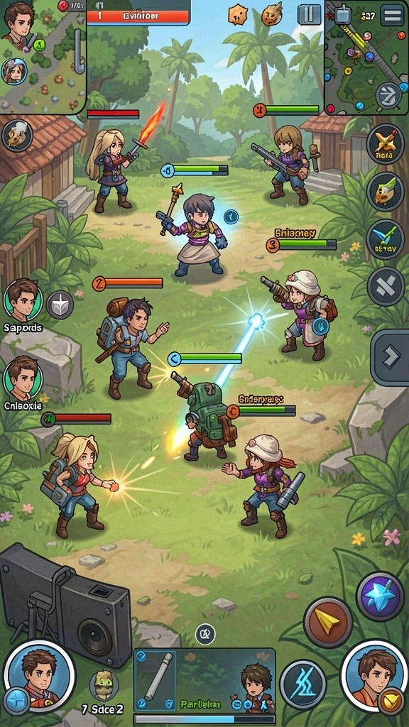 Tampilan utama game dengan grafik memukau.