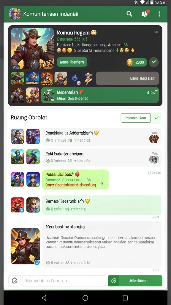 Mode permainan multiplayer yang seru dan interaktif.