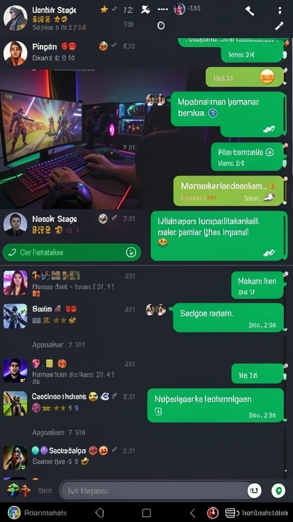 Tangkapan layar menampilkan karakter utama dalam pertempuran epik.