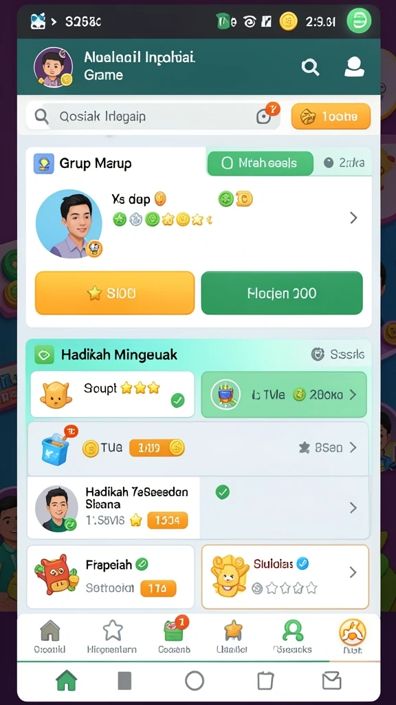Pengaturan karakter kustomisasi yang menarik.