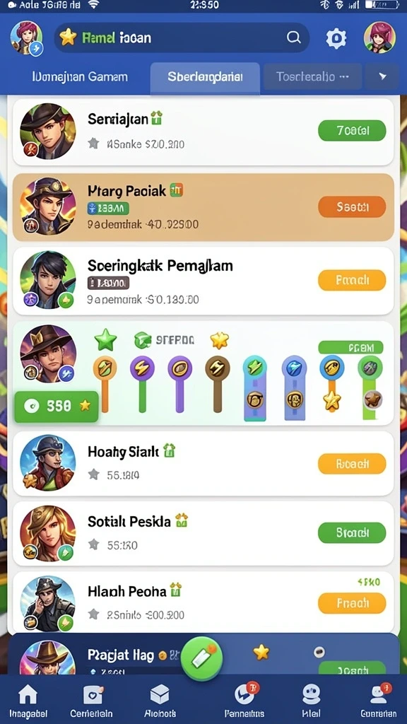 Tampilan antarmuka yang menarik dan mudah digunakan.