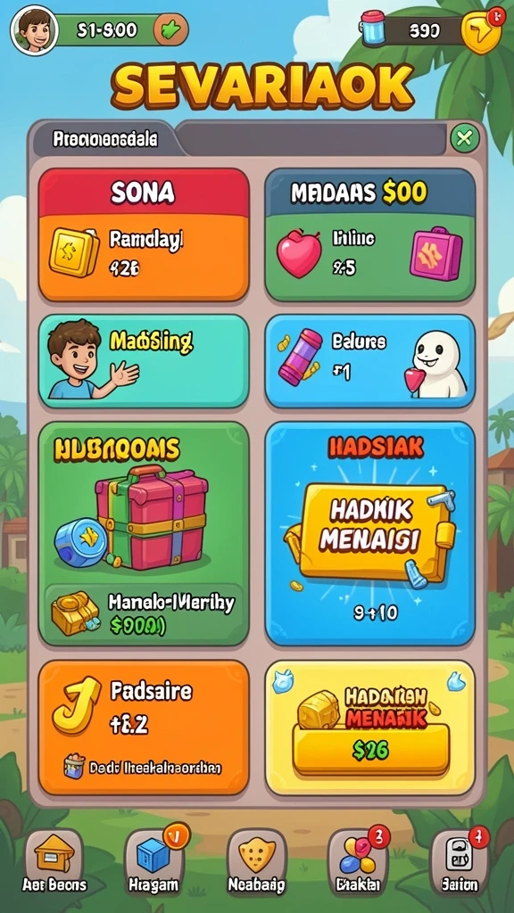 Pengalaman pemain yang interaktif dengan berbagai misi.