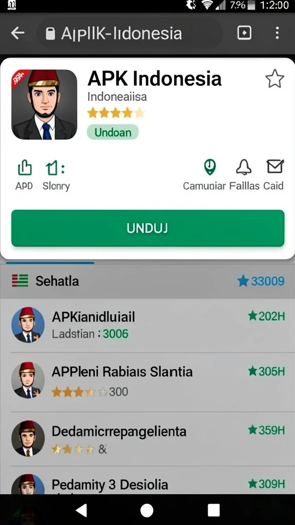 Screenshot menampilkan antarmuka permainan yang memukau.