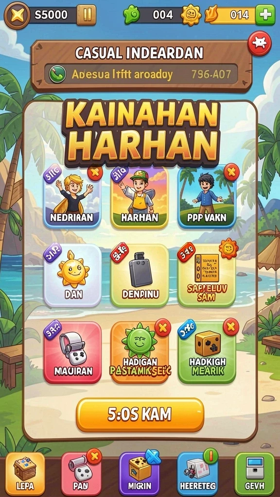 Berbagai pilihan permainan judi online yang menghibur.