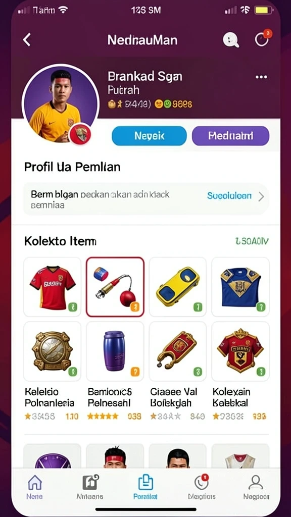 Karakter petualang siap menjelajahi menara penuh tantangan.