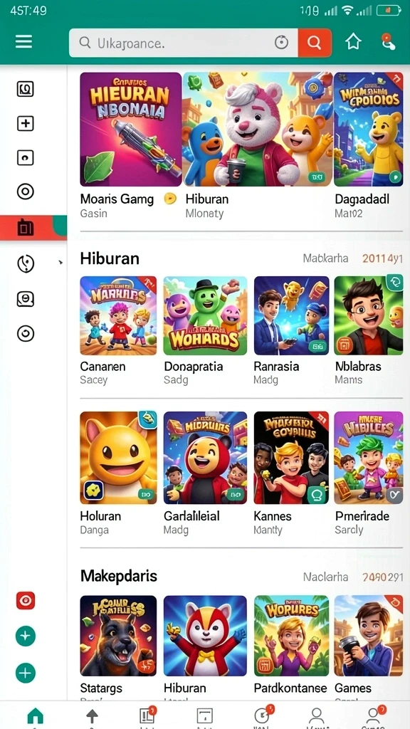 Level yang menantang dan penuh petualangan.