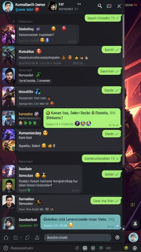 Gambaran karakter utama yang siap untuk berpetualang.