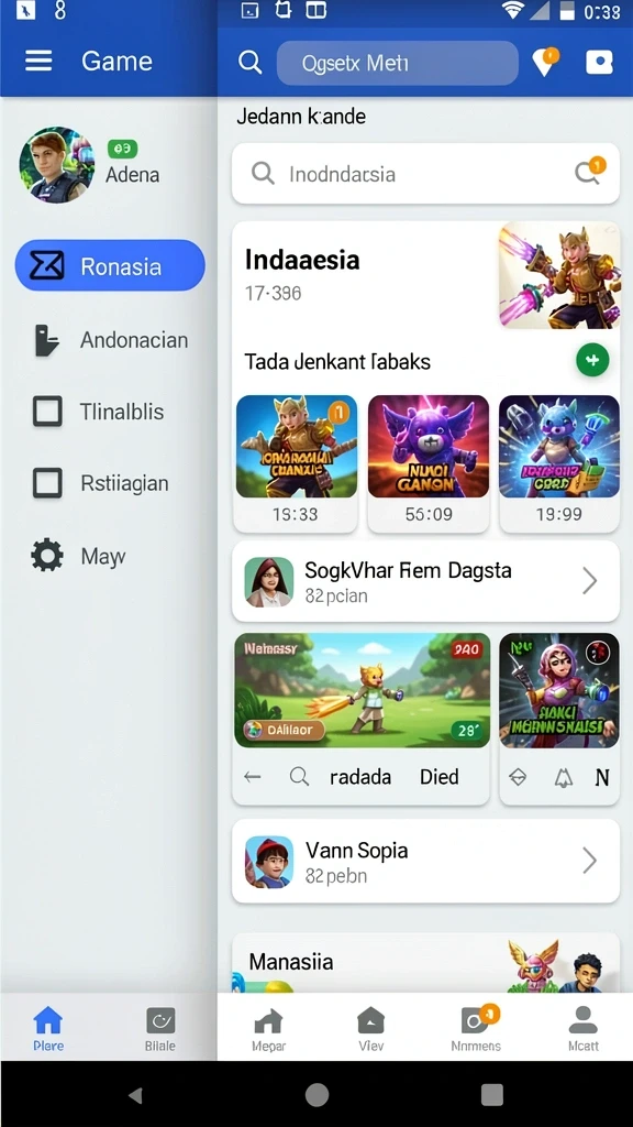 Tampilan antarmuka yang menarik dan mudah digunakan.