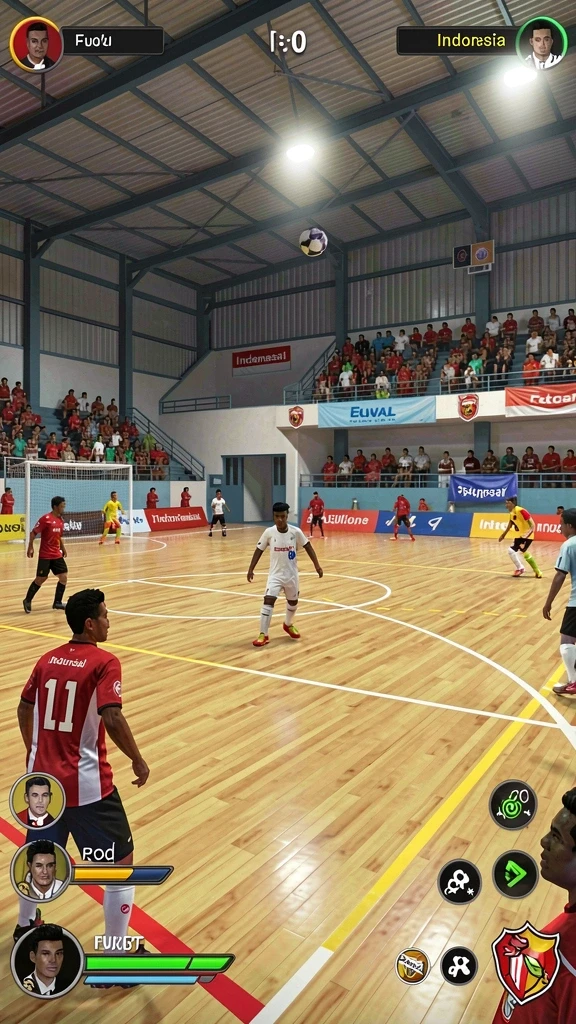 Karakter-karakter unik dalam PUCUK4D yang siap bertarung.