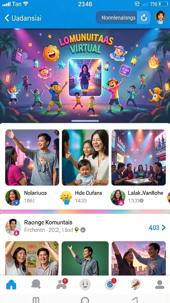 Karakter unik dengan kemampuan menarik.