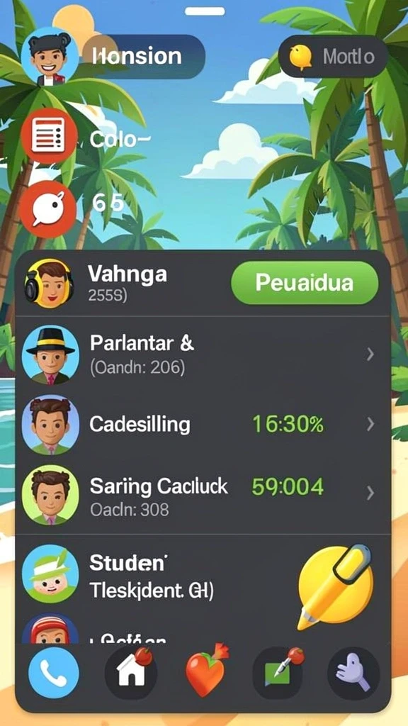 Bergabung dengan teman dan pemain lain dalam permainan.
