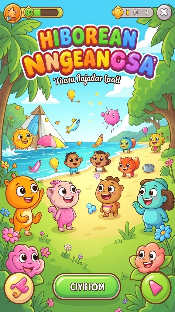Screenshot menunjukkan mode multiplayer yang seru.