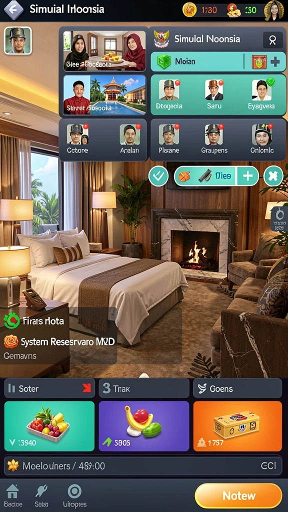 Menu utama game RSNVIP8 dengan navigasi yang intuitif.