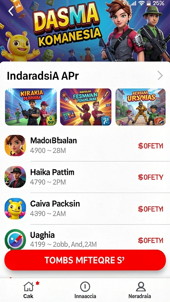 Grafik yang cerah dan menarik perhatian.