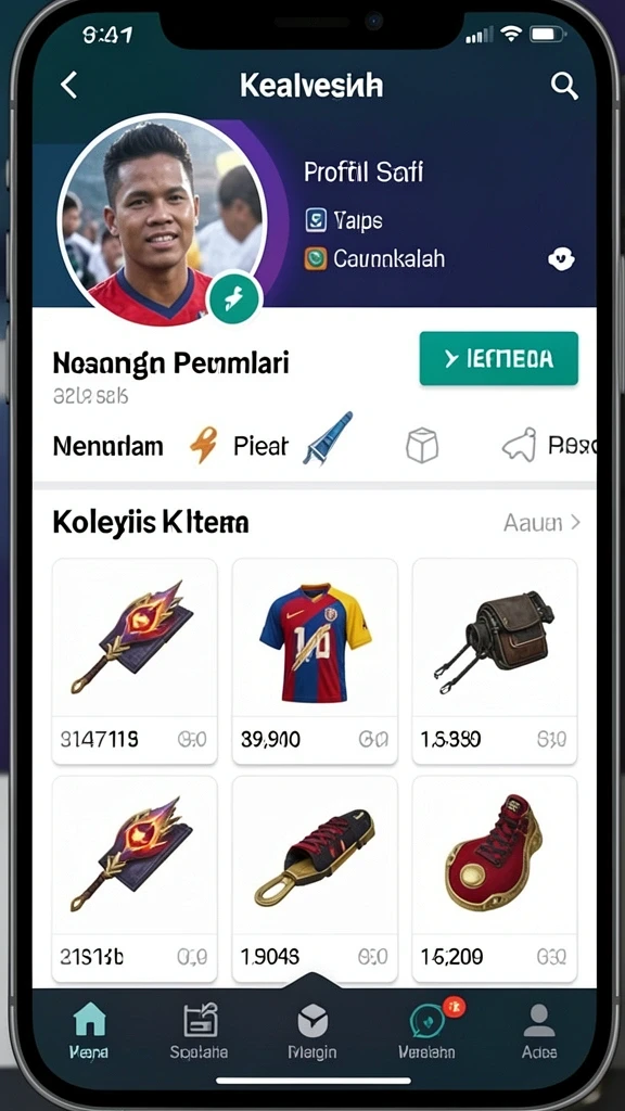 Tangkapan layar menampilkan grafis yang menawan.
