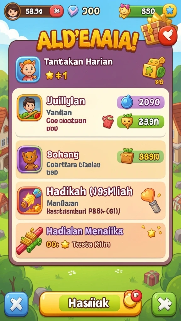 Tantangan menarik menunggu di setiap level.