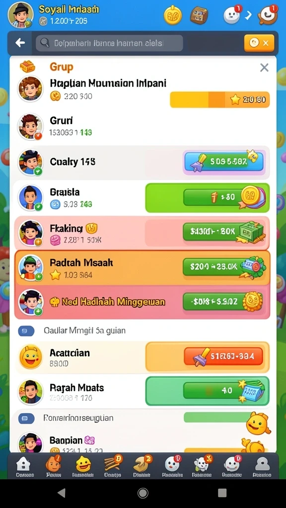 Komunitas aktif yang mendukung interaksi antar pemain.
