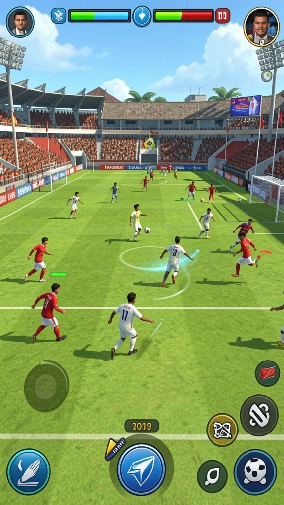 Screenshot menampilkan karakter utama dalam aksi.