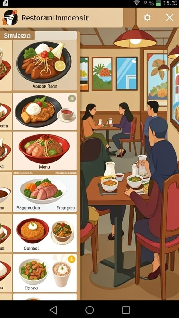 Screenshot memperlihatkan pemandangan dunia fantasi yang menakjubkan.